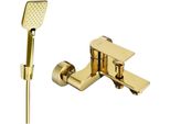 Mexen Royo R62 Miscelatore Da Vasca Con Set Doccia, Oro 7223R62-50