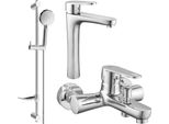 Mexen Kama DF75 Set Da Bagno, Cromo - 72513DF75-00