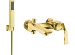 Mexen Estrella R02 Miscelatore Per Vasca Con Set Doccia, Oro - 7233R02-50
