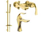 Mexen Estrella DQ02 Set Da Bagno, Dorato - 72303DQ02-50