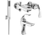 Mexen Estrella R02 Set Da Bagno, Cromato - 72303R02-00