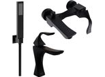 Mexen Estrella R02 Set Da Bagno, Nero - 72303R02-70