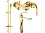 Mexen Estrella DQ02 Set Da Bagno, Dorato - 72313DQ02-50