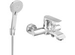 Mexen Pecos R40 Rubinetto Da Vasca Con Set Doccia, Cromo - 7273R40-00