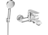 Mexen Pecos R75 Rubinetteria Per Vasca Con Set Doccia, Cromo - 7273R75-00