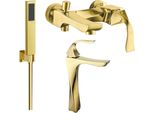 Mexen Estrella R02 Set Da Bagno, Oro - 72313R02-50