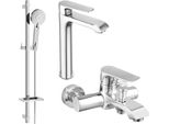 Mexen Pecos DQ40 Set Da Bagno, Cromo - 72713DQ40-00