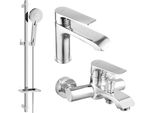 Mexen Pecos DQ40 Set Da Bagno, Cromo - 72703DQ40-00