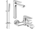 Mexen Pecos DQ72 Set Vasca, Cromo - 72713DQ72-00