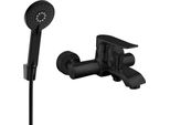 Mexen Pecos R40 Rubinetteria Da Vasca Con Set Doccia, Nera - 7273R40-70