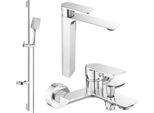 Mexen Alexa DQ62 Set Da Bagno, Cromo - 71213DS62-00