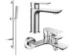 Mexen Alfa DF72 Set Da Bagno, Cromato - 745703DF72-00