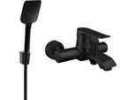 Mexen Pecos R62 Rubinetteria Da Vasca Con Set Doccia, Nera - 7273R62-70