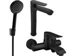 Mexen Pecos R75 Set Da Bagno, Nero - 72713R75-70