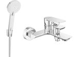 Mexen Alexa R40 Rubinetto Da Bagno Con Set Doccia, Cromo - 7123R40-00