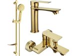 Mexen Royo DF40 Set Da Bagno, Dorato - 72203DF40-50