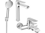 Mexen Pecos R75 Set Per Vasca, Cromo - 72713R75-00
