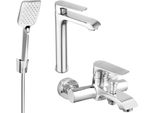 Mexen Pecos R62 Set Da Bagno, Cromo - 72713R62-00