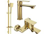 Mexen Royo DQ45 Set Da Bagno, Dorato - 72203DQ45-50