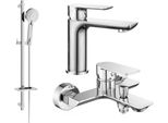 Mexen Alfa DQ40 Set Da Bagno, Cromo - 745703DQ40-00