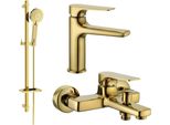 Mexen Lynx DQ40 Set Da Bagno, Dorato - 745903DQ40-50