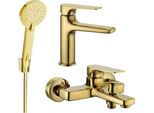 Mexen Lynx R40 Set Da Bagno, Oro - 745903R40-50