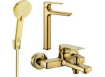 Mexen Lynx R40 Set Da Bagno, Dorato - 745913R40-50