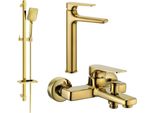 Mexen Lynx DQ62 Set Da Bagno, Oro - 745913DQ62-50