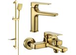 Mexen Lynx DF62 Set Da Bagno, Dorato - 745903DF62-50