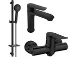 Mexen Pecos DQ40 Set Doccia, Nero - 72704DQ40-70