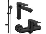 Mexen Pecos DS75 Set Doccia, Nero - 72704DS75-70