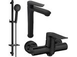 Mexen Pecos DQ40 Set Doccia, Nero - 72714DQ40-70