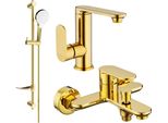 Mexen Milo DF05 Set Da Bagno, Oro - 713053DF05-50