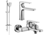 Mexen Lynx DQ62 Set Da Bagno, Cromato - 745903DQ62-00