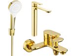 Mexen Milo R05 Set Da Bagno, Dorato - 71313R05-50