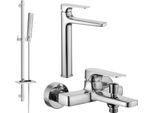 Mexen Lynx DQ72 Set Da Bagno, Cromo - 745913DQ72-00