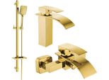 Mexen Aries DQ62 Set Da Bagno, Dorato - 744803DQ62-50