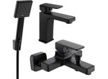 Mexen Cetus R45 Set Da Bagno, Nero - 744303R45-70