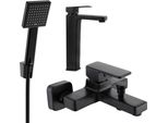 Mexen Cetus R45 Set Da Bagno, Nero - 744313R45-70