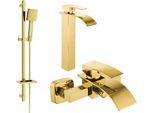 Mexen Aries DQ45 Set Da Bagno, Dorato - 744813DQ45-50