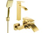 Mexen Libra R62 Set Da Bagno, Dorato - 745113R62-50
