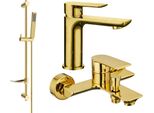 Mexen Alfa DF02 Set Da Bagno, Oro - 745703DF02-50