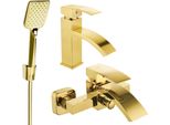 Mexen Libra R62 Set Da Bagno, Dorato - 745103R62-50