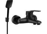 Mexen Caro R62 Rubinetto Da Vasca Con Set Doccia, Nero - 74663R62-70