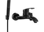 Mexen Fabia R72 Rubinetto Da Vasca Con Set Doccia, Nero - 74653R72-70
