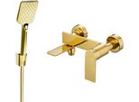 Mexen Zero R62 Rubinetto Da Bagno Con Set Doccia, Oro - 7113R62-50
