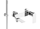 Mexen Zero R70 Rubinetto Da Bagno Con Set Doccia, Cromo - 7113R70-00