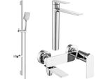 Mexen Zero DS62 Set Da Bagno, Cromo - 7113DS62-00
