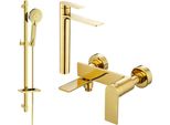 Mexen Zero DQ40 Set Da Bagno, Dorato - 7113DQ40-50