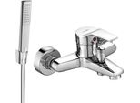 Mexen Caro R72 Rubinetto Da Bagno Con Set Doccia, Cromo - 74663R72-00